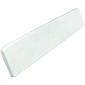 Foremost WW19R Right Handed Side Splash, 19 in OAL, 3-1/2 in OAW, 3/4 in OAH, Marble, White