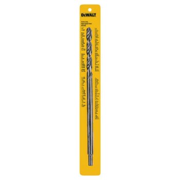 DEWALT DW1608 Drill Bit, 5/16 in Dia, 12 in OAL, Spiral Flute, 5/16 in Dia Shank, Round Shank