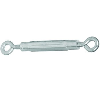 National Hardware 2170BC Series N221-739 Turnbuckle, 55 lb Working Load, #12-24 Thread, Eye, Eye, 6-1/2 in L Take-Up