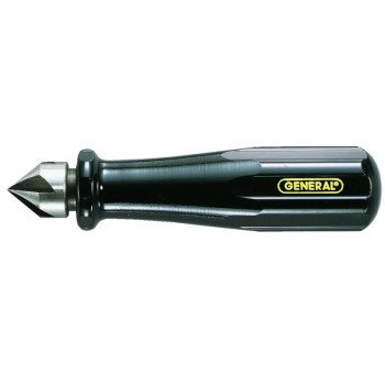 General 196 Hand Reamer and Countersink Tool, 0.75 in, Steel Blade