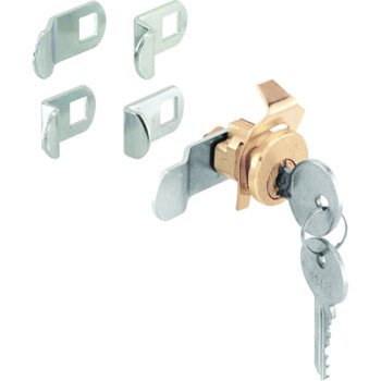 Defender Security S 4634 Mailbox Lock, Steel, Brass