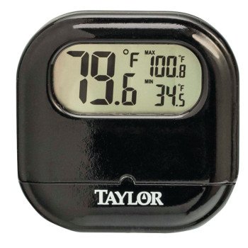 Taylor 1700 Thermometer, Digital, -4 to 140 deg F, Plastic Casing