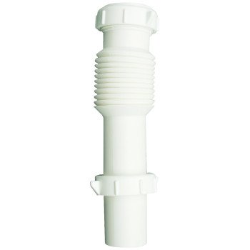 Plumb Pak PP812-7 Sink Tailpiece, 1-1/2 in, 7 in L, Slip-Joint, Plastic