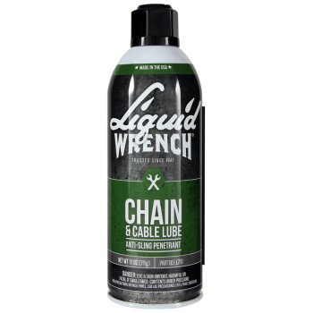 Liquid WRENCH L711 Chain and Cable Lubricant, 11 oz Aerosol Can, Liquid