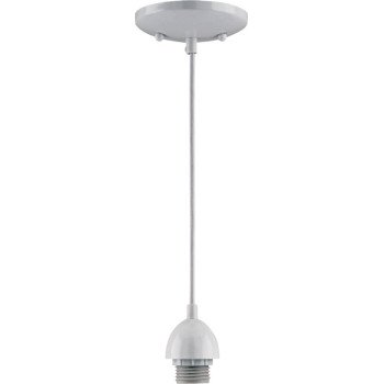 Westinghouse 7028600 Mini Pendant Light Fixture, 1-Lamp, Incandescent Lamp, White Fixture