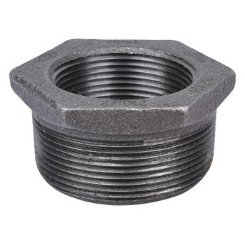 ProSource 35-2X1-1/2B Pipe Bushing, 2 x 1-1/2 in, Threaded x Female Inlet x Male Outlet, Steel, 300 psi Pressure