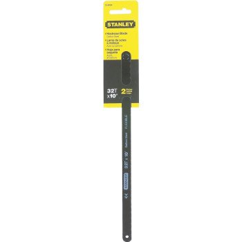 Stanley 15-902A Hacksaw Blade, 10 in L, 32 TPI, HCS Cutting Edge