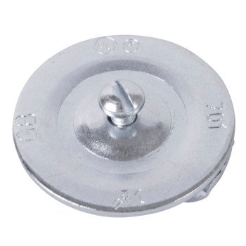 Gardner Bender KO701 Knockout Seal, Steel, Silver, Galvanized