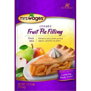 Mrs. Wages W801-J4425 Fruit Pie Filling Mix, 3.9 oz Pouch