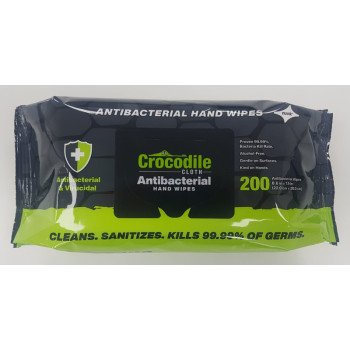 Crocodile Cloth 6102 Hand Wipes, 8.7 in L, 7.9 in W