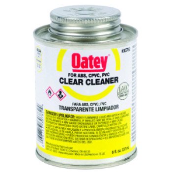 Oatey 30782 All-Purpose Pipe Cleaner, Liquid, Clear, 8 oz Can