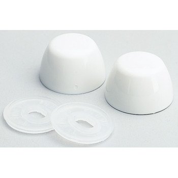 Fluidmaster 7115 Bowl Bolt Cap, Plastic, White