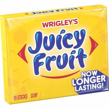 Juicy Fruit 487026 Chewing Gum, Fruity Flavor