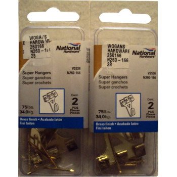 N260-166 HANGER BRASS         