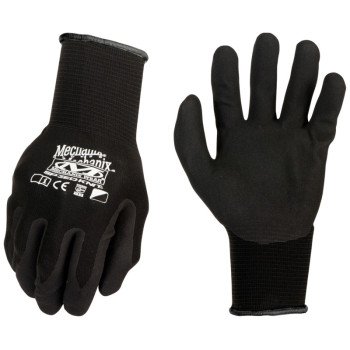 Mechanix Wear SpeedKnit Series S1DE-05-540 Work Gloves, Men's, L, XL, Nitrile Coating, Black