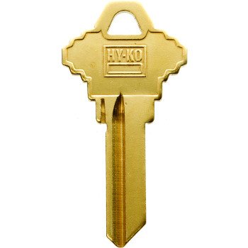 Hy-Ko 21200SC1BR Key Blank, Brass, For: Schlage Cabinet, House Locks and Padlocks