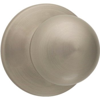 Kwikset 488P 15 V1 Dummy Knob, 1-7/8 in Dia Knob, Zinc, Satin Nickel