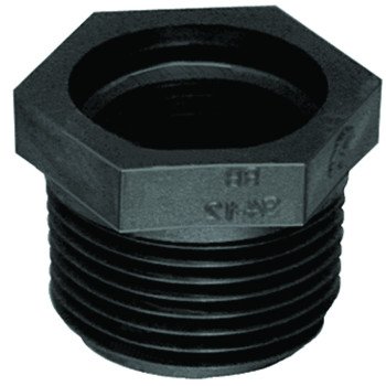 Green Leaf RB114-1P Reducing Pipe Bushing, 1-1/4 x 1 in, MPT x FPT, Black