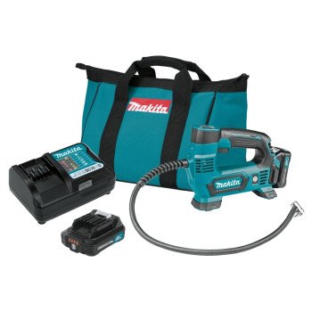 Makita MP100DWRX1 Inflator Kit, 12 V, 120 psi Pressure