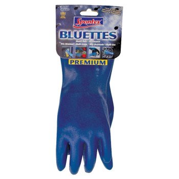 Spontex 34331129 Household Protective Gloves, XL, Longer Cuff, Neoprene, Blue