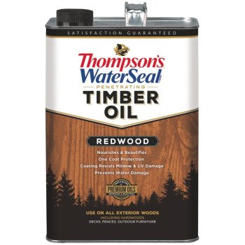 Thompson's WaterSeal TH.049821-16 Timber Oil, Redwood, Liquid, 1 gal