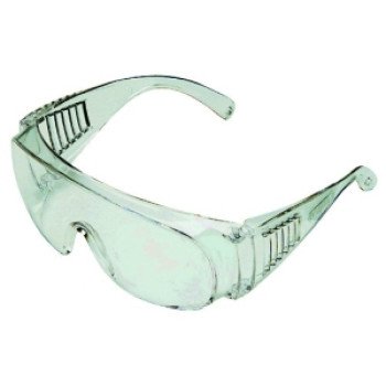 Safety Works 817691 Over-the-Glass Safety Glasses, Clear Frame