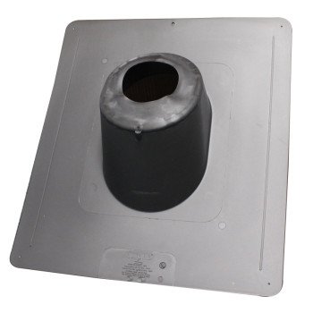 Duraflo 551104BL Roof Flashing, 17.98 in OAL, 16.24 in OAW, Plastic