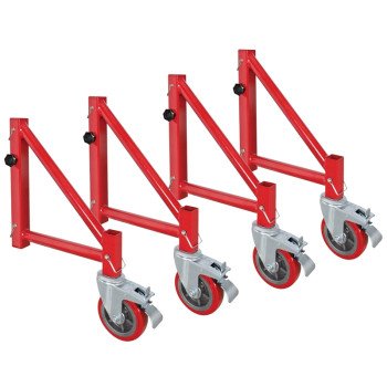 Metaltech I-BMSO4 Outrigger Set, Plastic/Steel, Red Enamel