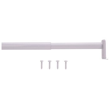 Prosource 21013PHX-PS Adjustable Closet Rod, 30 to 48 in L, Steel