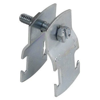 SuperStrut 700 Z703 1 1/4EG-10 Pipe Clamp, Steel, Silver, Electro-Galvanized