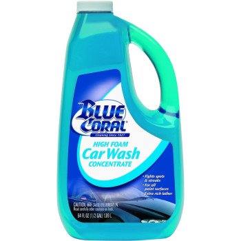 Blue Coral WC107G Car Wash, 64 oz, Liquid, Mild