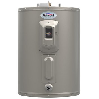 Richmond Essential Series 6ES40-DCG Short Electric Water Heater, 240 VAC, 4500 W, 40 gal Tank, 0.92 Energy Efficiency