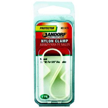 Jandorf 61470 Cable Clamp, Nylon, Natural