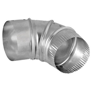 Dundas Jafine E3E24ZW Vent Elbow, 3 in Connection, Aluminum