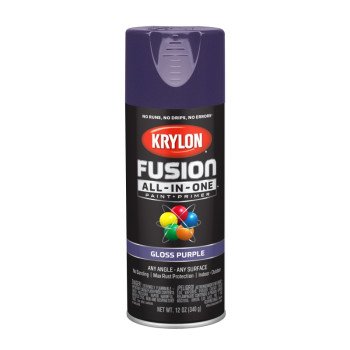 Krylon K02719007 Spray Paint, Gloss, Purple, 12 oz, Can