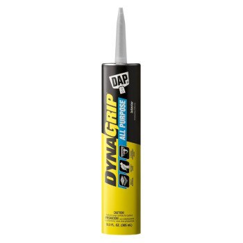 DAP DYNAGRIP 27501 Construction Adhesive, Tan, 10.3 oz Cartridge