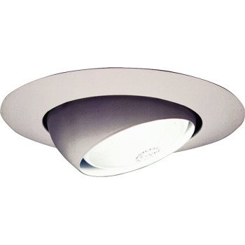 Halo 78P Recessed Light Trim, Metal Body, White