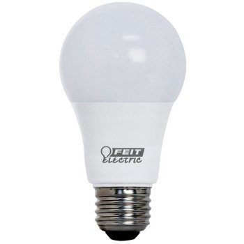 Feit Electric OM75/930CA10K/2 LED Bulb, General Purpose, A19 Lamp, 75 W Equivalent, E26 Lamp Base, Bright White Light