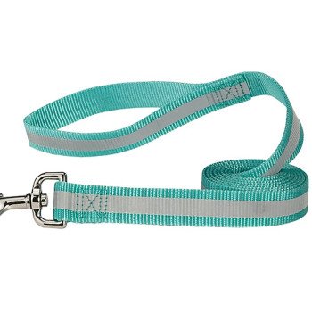 Guardian Gear ZA985 44 19 Reflective Dog Lead, 4 ft L, 5/8 in W, Nylon Line, Blue, Fastening Method: Swivel Clip