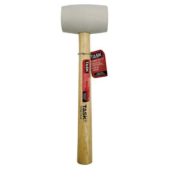 TASK T71164 Mallet, 16 oz Head, Rubber Head