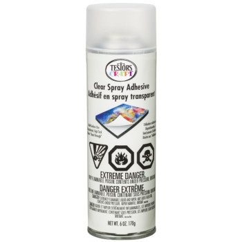 Testors 329222 Craft Adhesive, Liquid, Solvent-Like, Clear, 6 oz, Aerosol Can