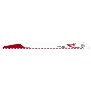 Milwaukee AX SAWZALL 48-01-2027 Reciprocating Saw Blade, Applicable Materials: Aluminum, Metal, Wood, 1 in W