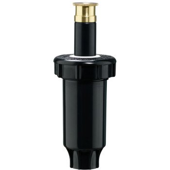 Orbit 54522/54243 Spring Loaded Sprinkler with Brass Nozzle, 1/2 in Connection, 15 ft, Full-Circle, Brass