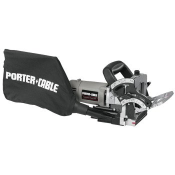 Porter-Cable 557 Plate Joiner Kit, 7 A, 20 in D Cutting, FF, #0, #10, #20, Simplex, Duplex, #6 Max Biscuit, 6 T Blade