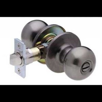 Taymor Professional Series 34-FV1024 Privacy Door Knob, 2 in Dia Knob, Metal, Aged Bronze