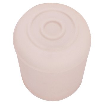 ProSource FE-50647-B Furniture Leg Tip, Round, Rubber, White, 1-1/4 in Dia, 1.7 in H