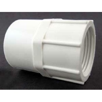 Xirtec 140 435562 Pipe Adapter, 1-1/4 in, Socket x FPT, PVC, White, SCH 40 Schedule, 150 psi Pressure