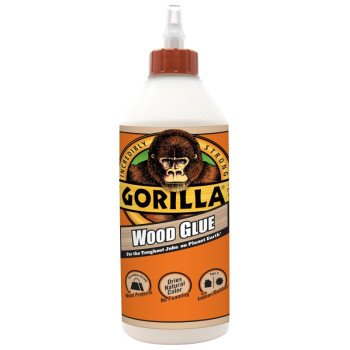 Gorilla 6206001 Wood Glue, Light Tan/Milky, 36 oz Tube