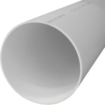 Charlotte Pipe PVC 30060 0600 Drain Pipe, 6 in, 10 ft L, PVC