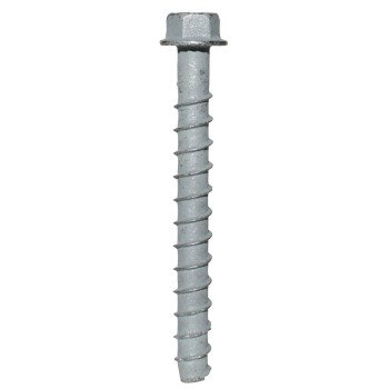 Simpson Strong-Tie Titen HD THD37400HF1 Heavy-Duty Screw Anchor, 3/8 in Dia, 4 in L, Carbon Steel, Zinc